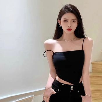 Najlon tube top camisole, 3/4 košarice, ultra tanke oblikovane košarice, prozračna, bez šavova