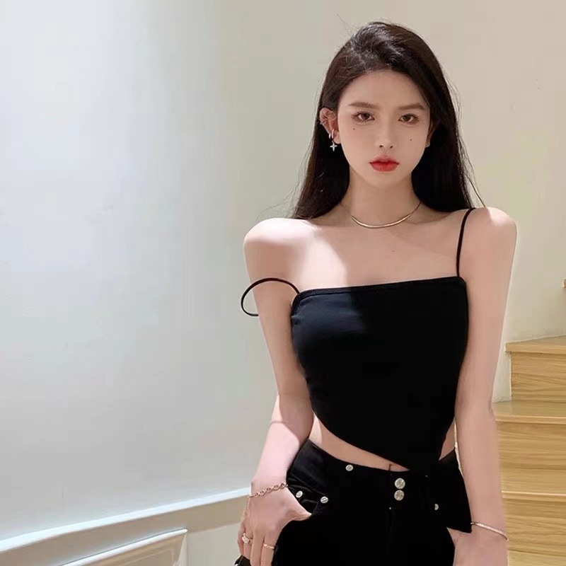 Najlon tube top camisole, 3/4 košarice, ultra tanke oblikovane košarice, prozračna, bez šavova