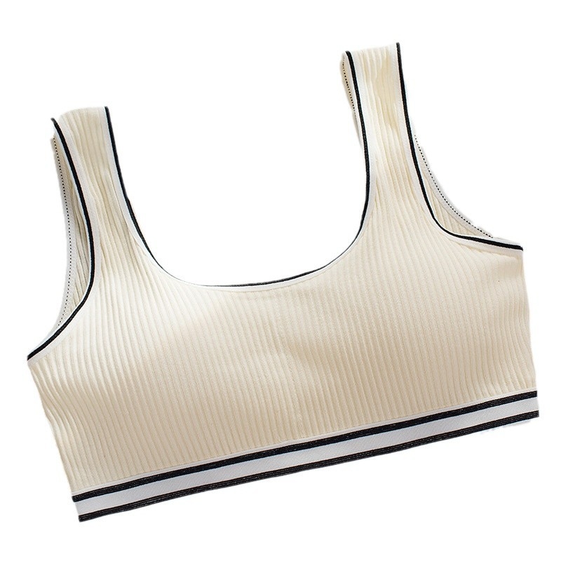 Top tubular din bumbac; cupe complete; cupe turnate ultra-subțiri; lungimea bustului