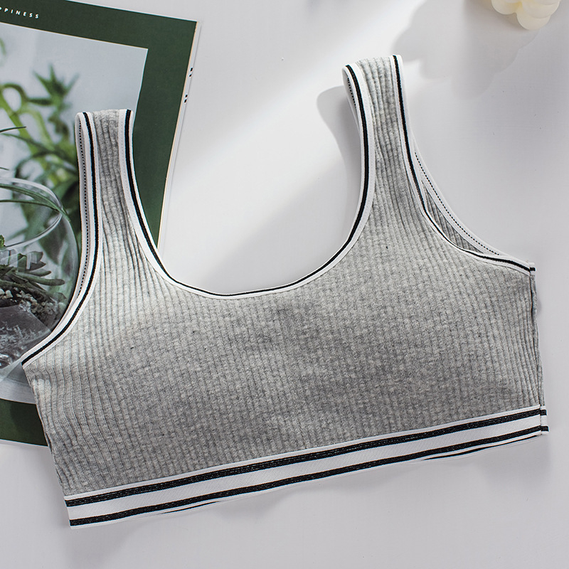 Top tubular din bumbac; cupe complete; cupe turnate ultra-subțiri; lungimea bustului