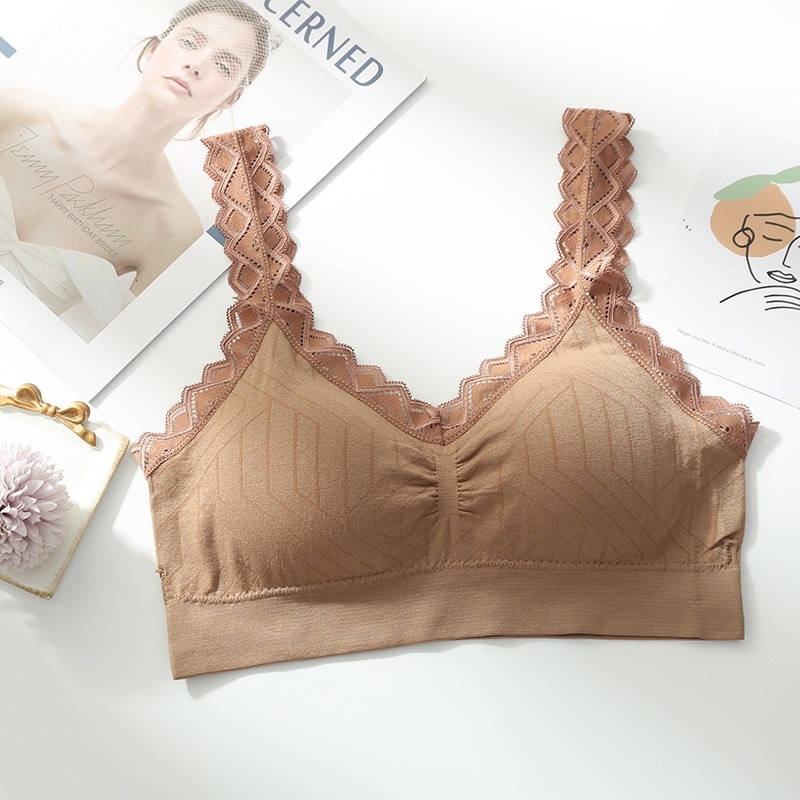 Váll nélküli mellkas-tekercs sportmelltartó nylonból, csipkés hátsó résszel, varrat nélküli, 18-40 éveseknek (méret-tolerancia 1-2 cm)