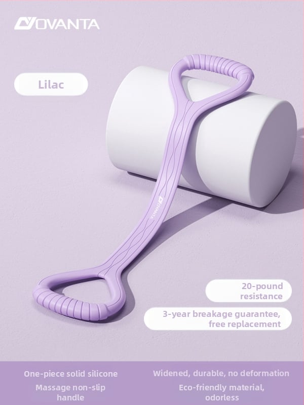 Figure-8 σιλικόνης ταινία αντίστασης – Ovanda Pull Exerciser, εκγύμναση πλάτης, άνοιγμα ώμων, ελαστική ταινία γιόγκα για οικιακή χρήση