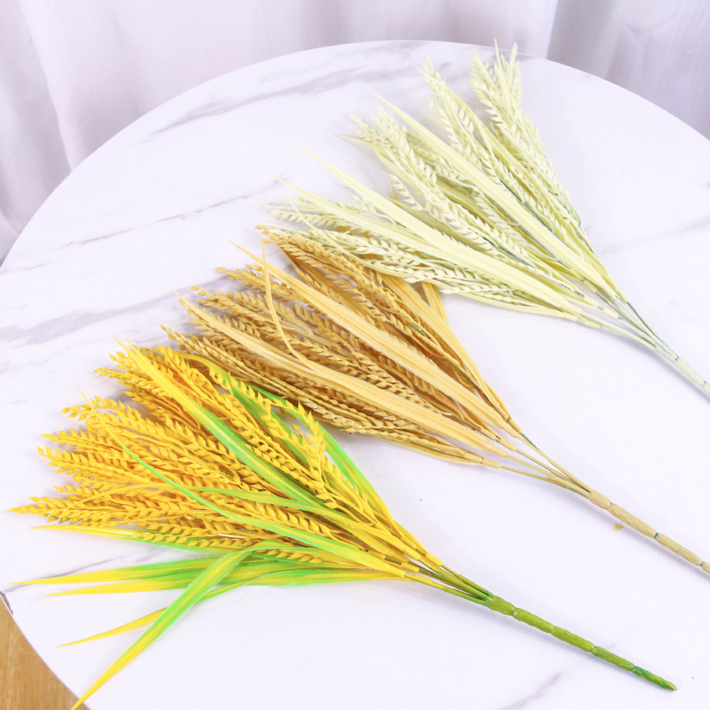 Τεχνητό Μπουκέτο Ρυζιού για Διακόσμηση Σκηνής – Υλικό: Πλαστικό/PE, Κατασκευή: Έγχυση/Μορφοποίηση, Μάρκα Senmeng, Με ποικιλία: Σίτος