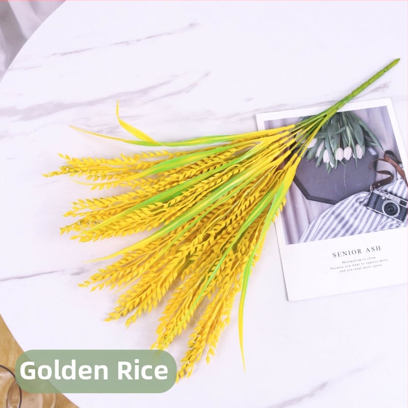 Τεχνητό Μπουκέτο Ρυζιού για Διακόσμηση Σκηνής – Υλικό: Πλαστικό/PE, Κατασκευή: Έγχυση/Μορφοποίηση, Μάρκα Senmeng, Με ποικιλία: Σίτος