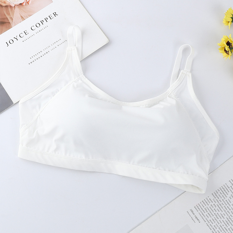 Ženski bešrameni bežični grudnjak za jogu s preklopom preko prsa, prozračan Ice Silk materijal, 3/4 košarica s tankim oblikom, lijep leđa, inspiriran korejskim/japanskim stilom