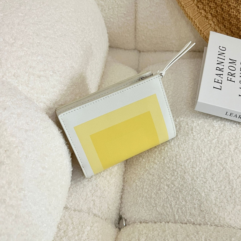 BBYANG Portofel din piele de primul strat, cu buzunar pentru carduri cu fermoar parțial și compartiment pentru monede (2025)