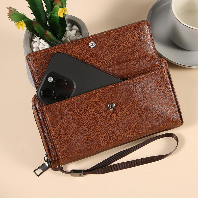 Geantă clutch de afaceri pentru bărbați, material PU, căptușeală poliester, stil business, respirabilă, ușoară, rezistentă