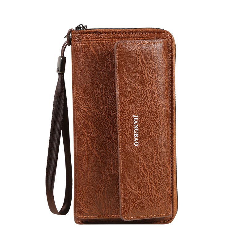 Geantă clutch de afaceri pentru bărbați, material PU, căptușeală poliester, stil business, respirabilă, ușoară, rezistentă