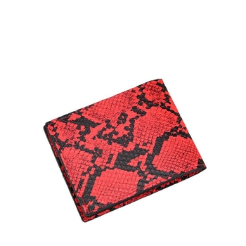 Portofel masculin scurt, cu model geometric, compartiment pentru carduri integrat, piele PU ultraușoară, căptușeală din poliester