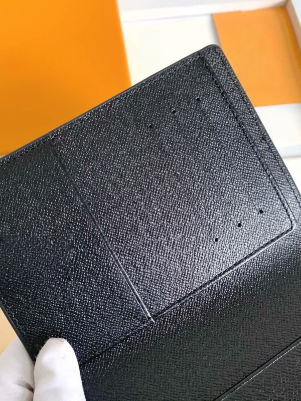 Muški kratki novčanik s monogramom i kariranim uzorkom, poslovni elit stil (Materijal: Prava koža; Uzorak: Slovo; Podstava: Sintetička koža; Značajke: Prozračan, Antibakterijski)