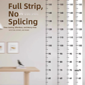 Magasságmérő fali matrica – PVC, eltávolítható, 1 db, modern minimalista falidekor