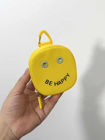Smiley Face Najlon Novčanik-Neseser za Šminku, Ručno Nošenje, Vodootporan, Stil Putovanja