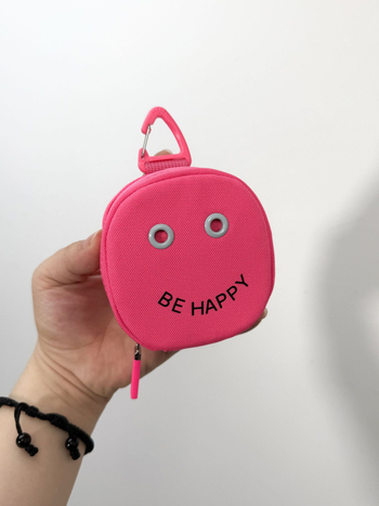 Smiley Face Najlon Novčanik-Neseser za Šminku, Ručno Nošenje, Vodootporan, Stil Putovanja