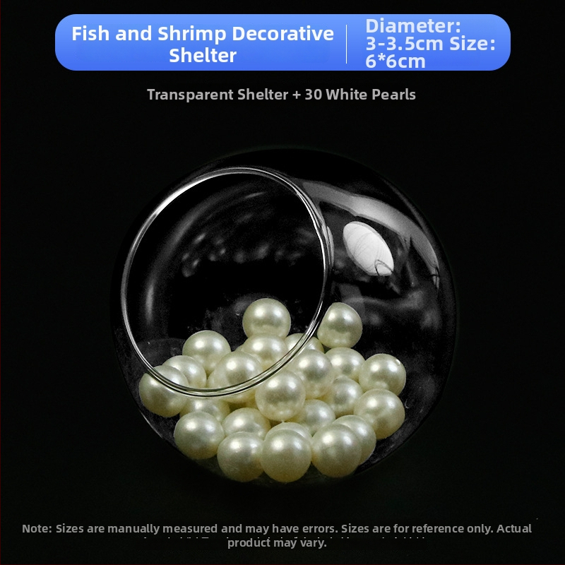 Σετ διακοσμήσεων τοπίου ενυδρείου — γυάλινη κατασκευή; στρογγυλός σχεδιασμός; παρατήρηση και κάλυψη; εξοπλισμός ενυδρείου