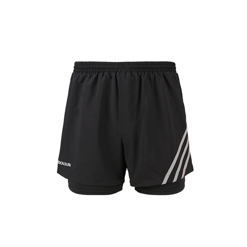 Мъжки плувни шорти с UV защита и двойно покритие, райе, найлон/спандекс 82/18, подплата полиестер