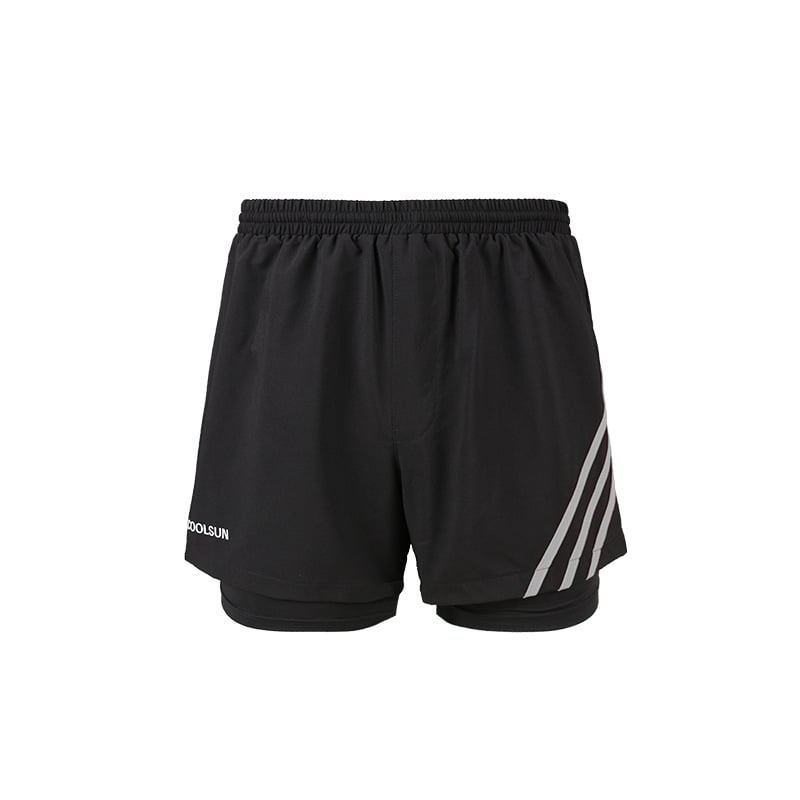 Мъжки плувни шорти с UV защита и двойно покритие, райе, найлон/спандекс 82/18, подплата полиестер