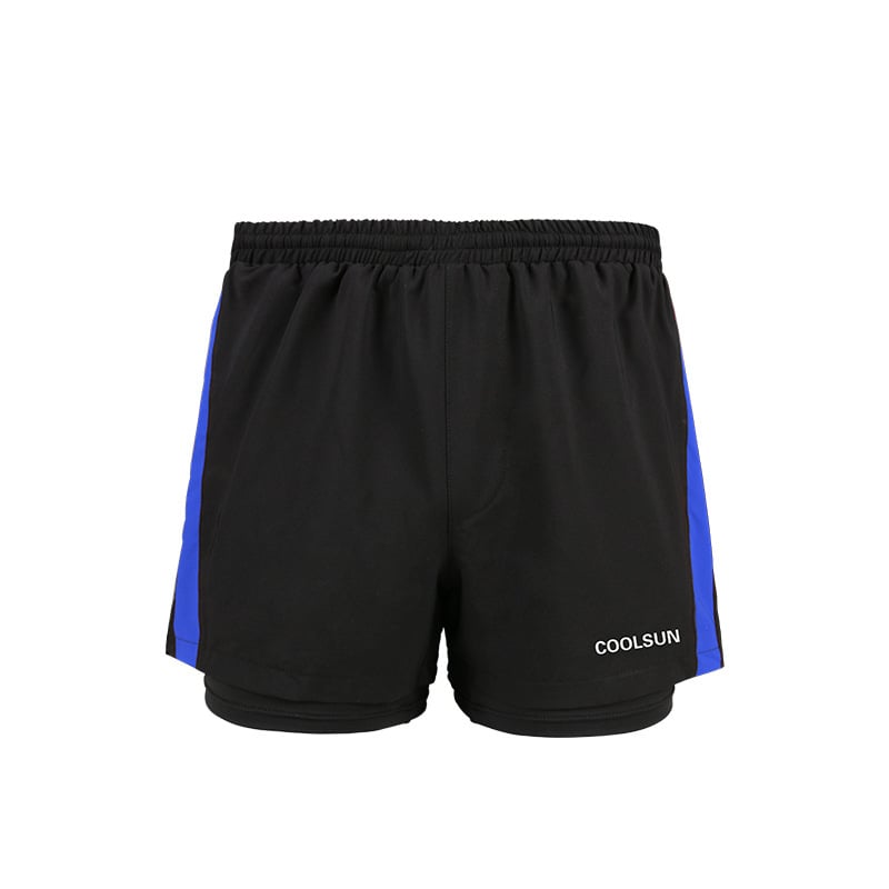 Мъжки плувни шорти с UV защита и двойно покритие, райе, найлон/спандекс 82/18, подплата полиестер