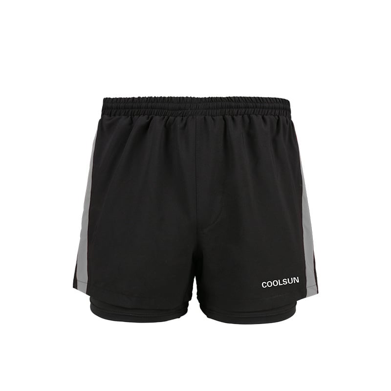 Мъжки плувни шорти с UV защита и двойно покритие, райе, найлон/спандекс 82/18, подплата полиестер