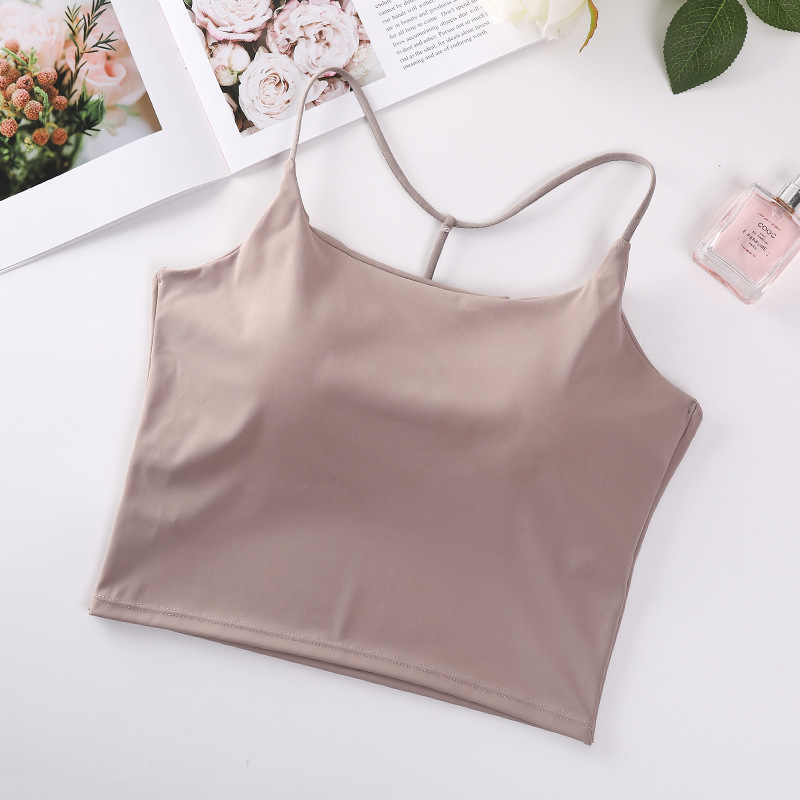 Strapless Chest Wrap s oblikovanim punim šalicama, šuplji leđa s križnim trakama, Ice Silk najlon, 70–80% glavni materijal, Zima 2023