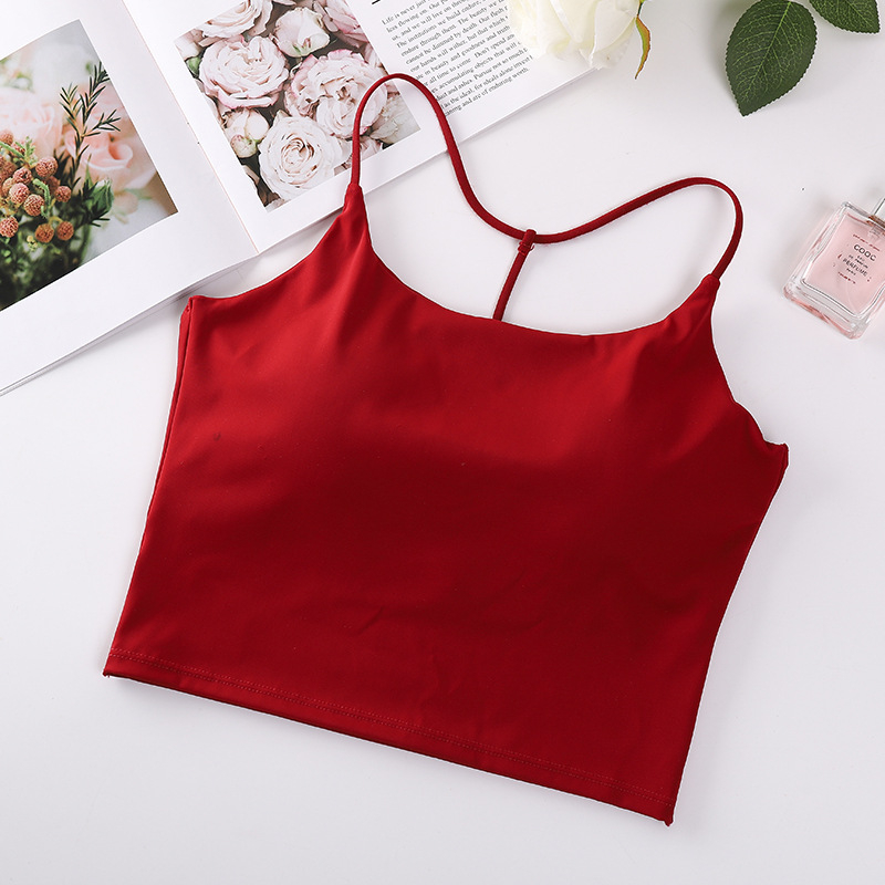 Strapless Chest Wrap s oblikovanim punim šalicama, šuplji leđa s križnim trakama, Ice Silk najlon, 70–80% glavni materijal, Zima 2023