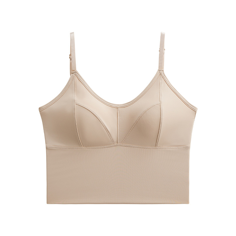 Ice Silk Najlon grudnjak — 3/4 košarica, bežični, bezšavni, prozračan