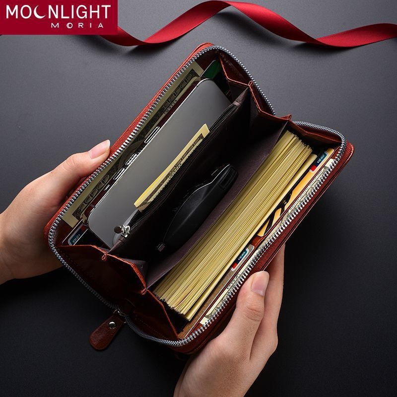 Muški PU dugački novčanik-torba, poslovni elitni stil, vodootporan, anti-fraud