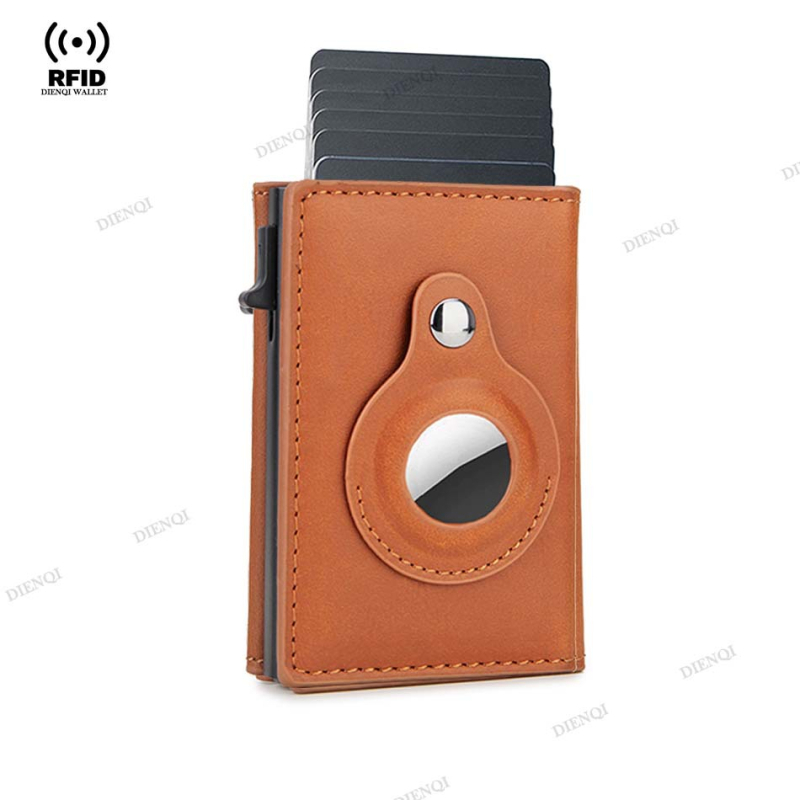 AirTag Wallet Tracker για άνδρες – PU δέρμα, Προστασία RFID, Τριμετρές σχέδιο, Ανθεκτικότητα, Ασφάλεια κατά κλοπής, Καθημερινή χρήση