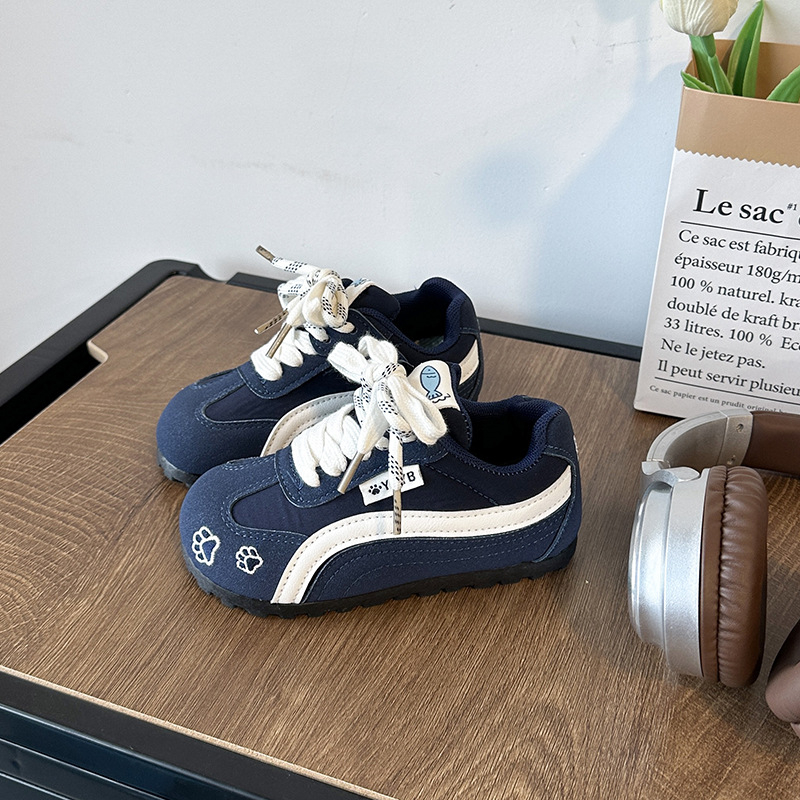 Unisex dječje tenisice za trčanje s PU gornjim dijelom, EVA potplatom, Velcro zatvaračem, prozračne i lagane