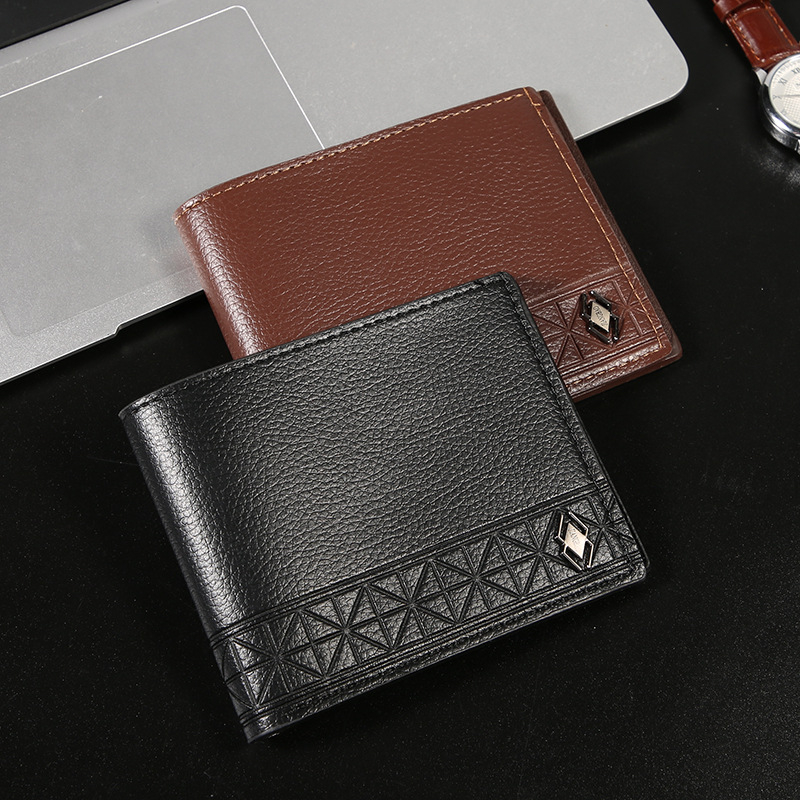 Muški novčanik – urban stil, PU materijal, Jiangbao marka, jednobojni uzorak, podstava od poliester