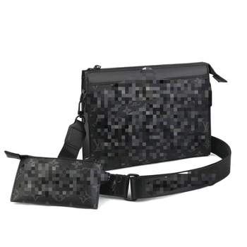 7011# Muška torba za rame, višenamjenska clutch torba, PU materijal, poslovni elit stil, za svakodnevnu uporabu