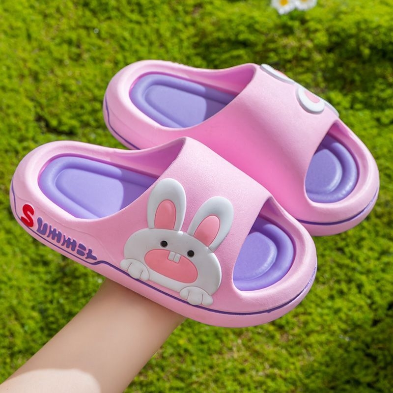 Dječje japanke s motivom životinja iz crtića, unisex, PVC gornji dio, PVC đon, protuklizne