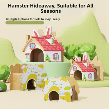 Ξύλινο σπιτάκι καταφύγιο για χάμστερ • Για χάμστερ • Υλικό: Ξύλο • Δεν είναι εισαγόμενο