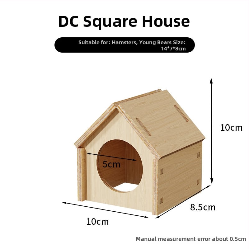 Ξύλινο σπιτάκι καταφύγιο για χάμστερ • Για χάμστερ • Υλικό: Ξύλο • Δεν είναι εισαγόμενο