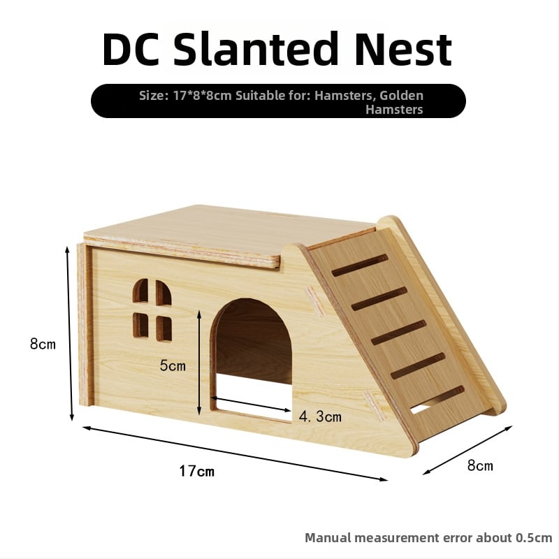 Ξύλινο σπιτάκι καταφύγιο για χάμστερ • Για χάμστερ • Υλικό: Ξύλο • Δεν είναι εισαγόμενο