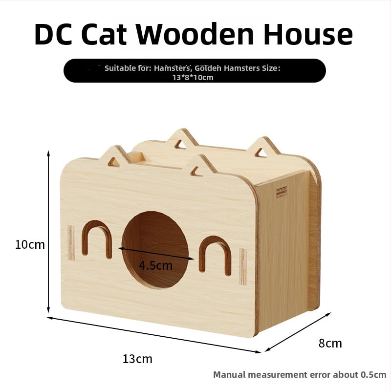 Ξύλινο σπιτάκι καταφύγιο για χάμστερ • Για χάμστερ • Υλικό: Ξύλο • Δεν είναι εισαγόμενο