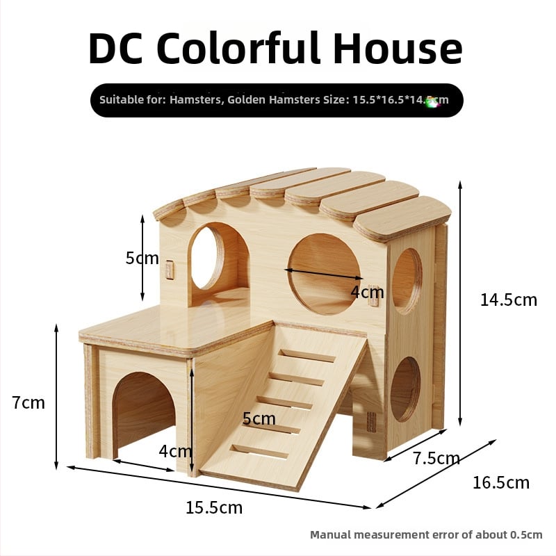 Ξύλινο σπιτάκι καταφύγιο για χάμστερ • Για χάμστερ • Υλικό: Ξύλο • Δεν είναι εισαγόμενο