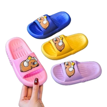 Unisex japanke s cartoon uzorkom za djecu 7–16 godina, gornja PVC i đon PVC
