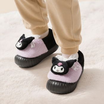 Lidani gyerek pamut papucs, uniszex, rajzfilm minta, felső rész textile, EVA talp, vastagított kivitel, ősz–tél 2025