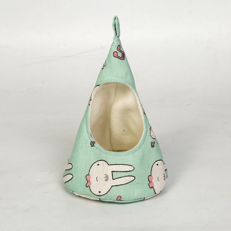 Φωλίτσα για χάμστερ από ύφασμα, εσωτερική χρήση, εξωγήινο σχήμα, διατηρεί τη θερμότητα