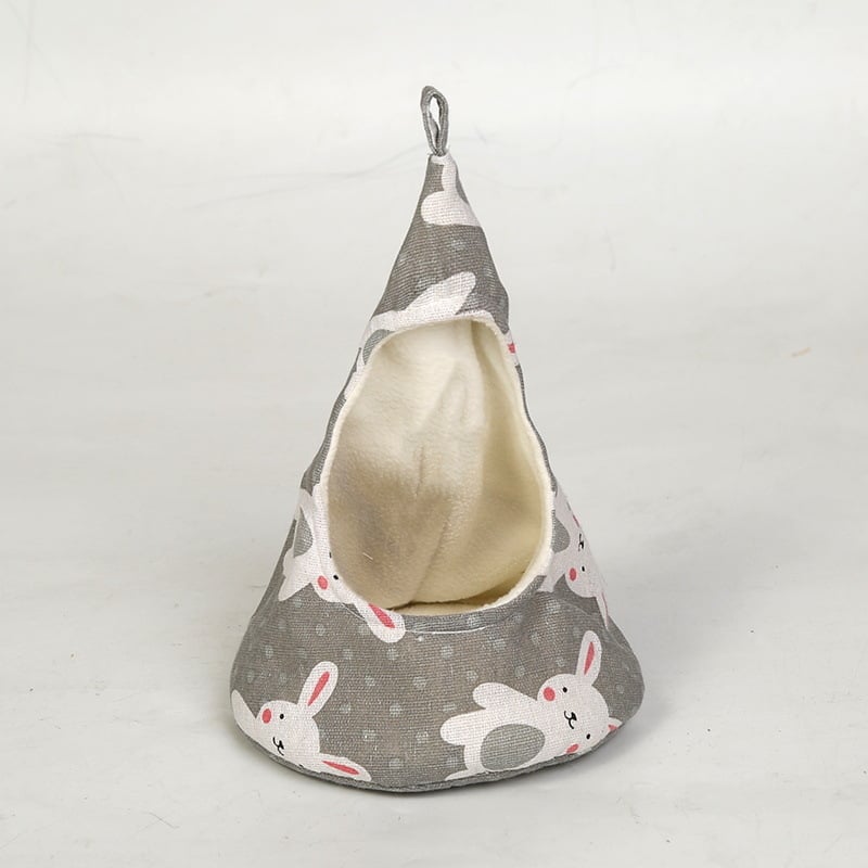 Φωλίτσα για χάμστερ από ύφασμα, εσωτερική χρήση, εξωγήινο σχήμα, διατηρεί τη θερμότητα