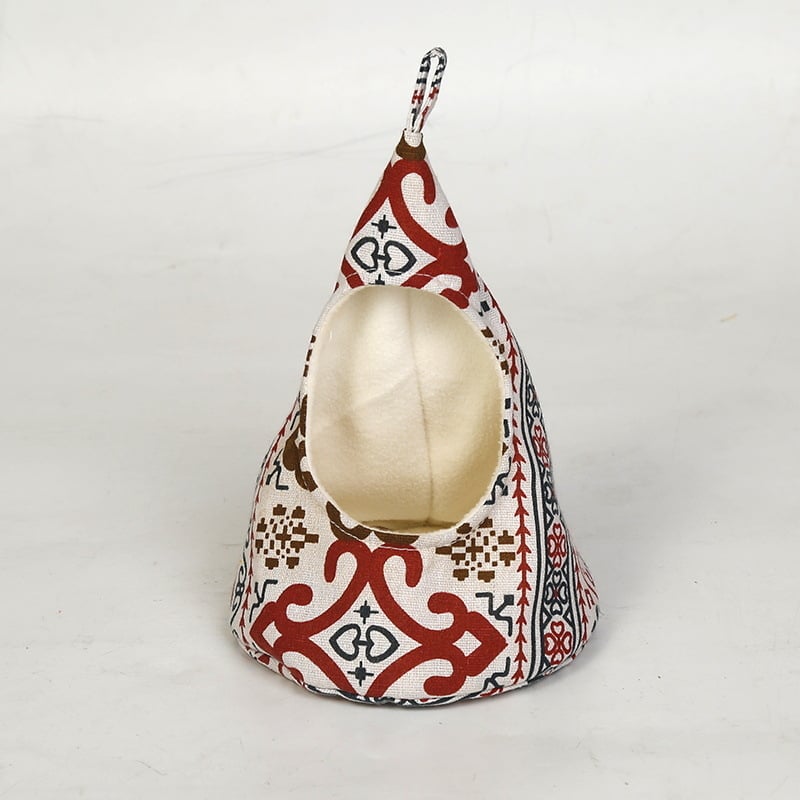 Φωλίτσα για χάμστερ από ύφασμα, εσωτερική χρήση, εξωγήινο σχήμα, διατηρεί τη θερμότητα