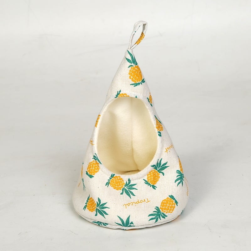 Φωλίτσα για χάμστερ από ύφασμα, εσωτερική χρήση, εξωγήινο σχήμα, διατηρεί τη θερμότητα