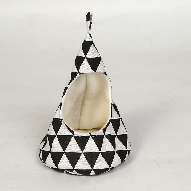 Φωλίτσα για χάμστερ από ύφασμα, εσωτερική χρήση, εξωγήινο σχήμα, διατηρεί τη θερμότητα