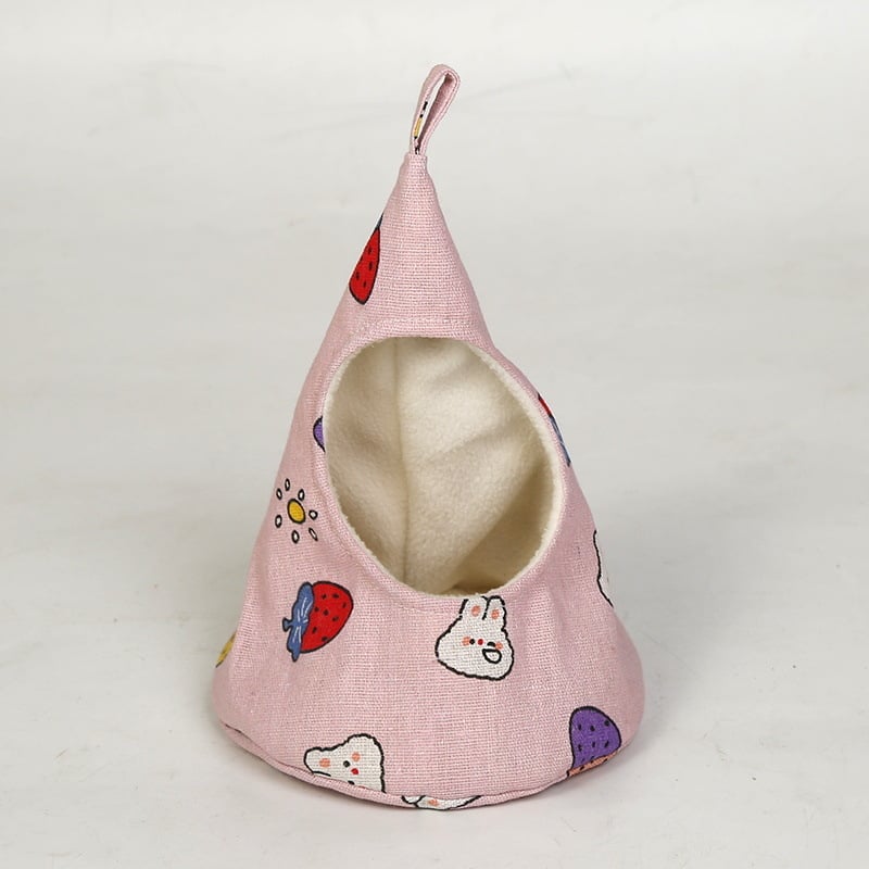 Φωλίτσα για χάμστερ από ύφασμα, εσωτερική χρήση, εξωγήινο σχήμα, διατηρεί τη θερμότητα