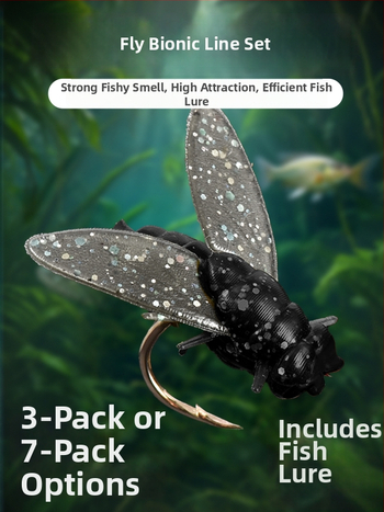 Комплект нишкови куки за мухарски риболов – антизаплитане, Caddis примамка, 16 куки