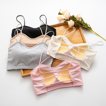 Pamukasti bezšalni tube top wrap, 3/4 šalica, oblikovana šalica, prozračan