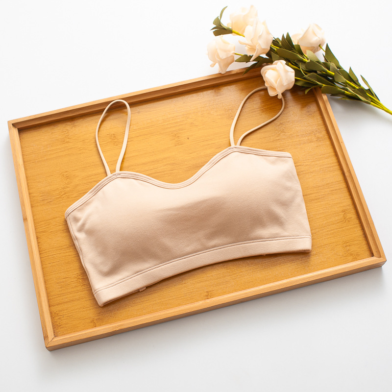 Pamukasti bezšalni tube top wrap, 3/4 šalica, oblikovana šalica, prozračan