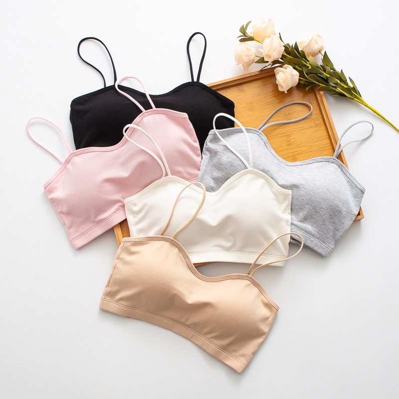 Pamukasti bezšalni tube top wrap, 3/4 šalica, oblikovana šalica, prozračan