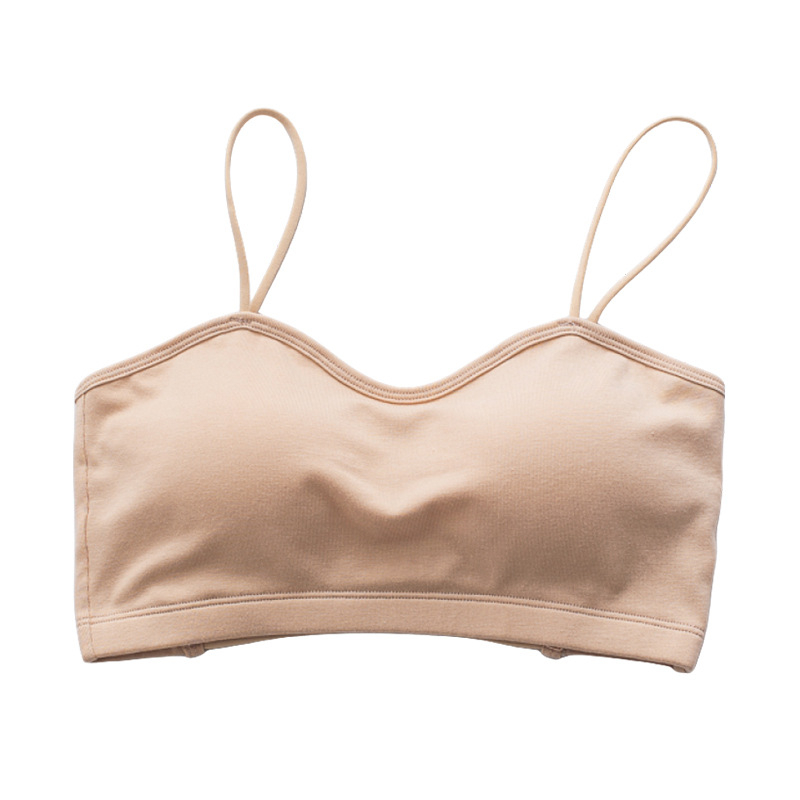 Pamukasti bezšalni tube top wrap, 3/4 šalica, oblikovana šalica, prozračan