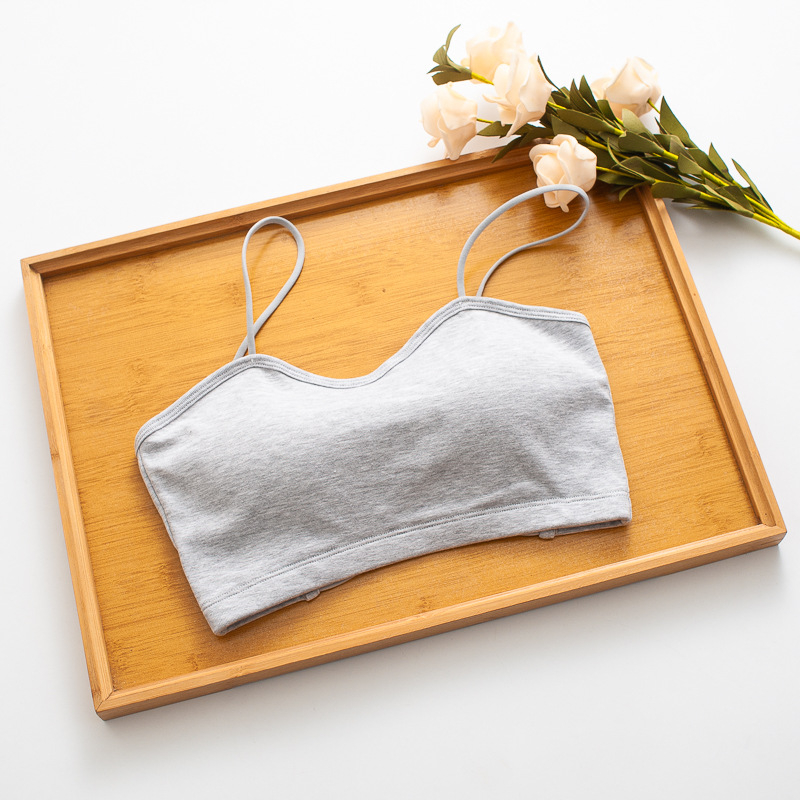 Pamukasti bezšalni tube top wrap, 3/4 šalica, oblikovana šalica, prozračan